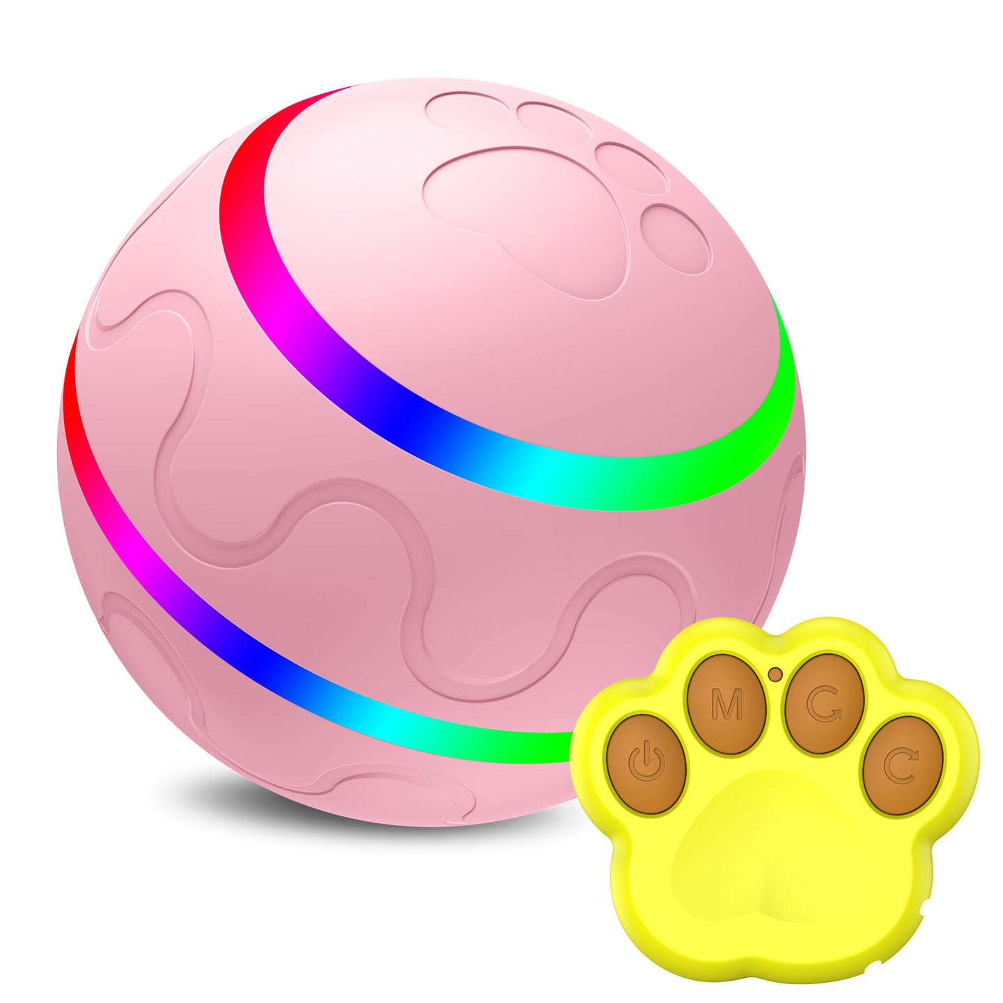 Pet New Cat Wicked Ball Toy Intelligent Ball USB Cat Toys Self Rotating Ball Automatic Rotation Ball - Health and Wellness Innovations