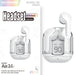 New Mini Transparent Wireless Bluetooth Headset Digital Display ENC Noise Reduction True Wireless Sports Music - Health and Wellness Innovations