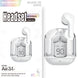 New Mini Transparent Wireless Bluetooth Headset Digital Display ENC Noise Reduction True Wireless Sports Music - Health and Wellness Innovations