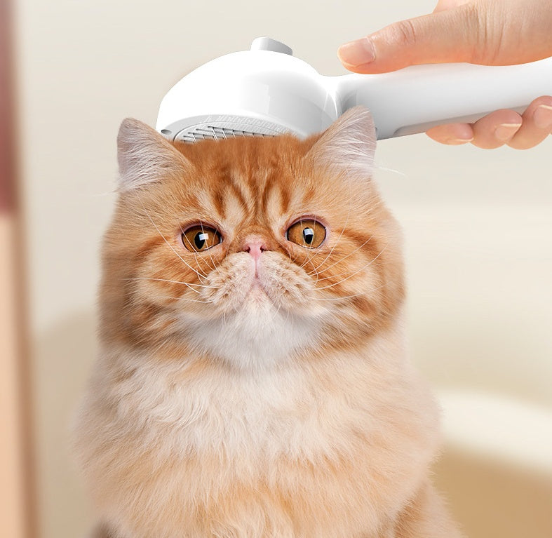 Pet Comb Self Cleaning Pets Hair Remover Brush For Dogs Grooming Tools Dematting Comb Built-in Mist Humidifier Pet Products - Health and Wellness Innovations