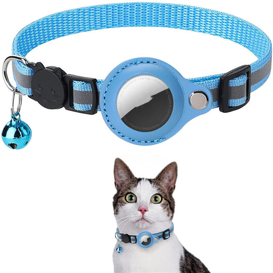 Reflective Collar Waterproof Holder Case For Airtag Air Tag Airtags Protective Cover Cat Dog Kitten Puppy Nylon Collar - Health and Wellness Innovations