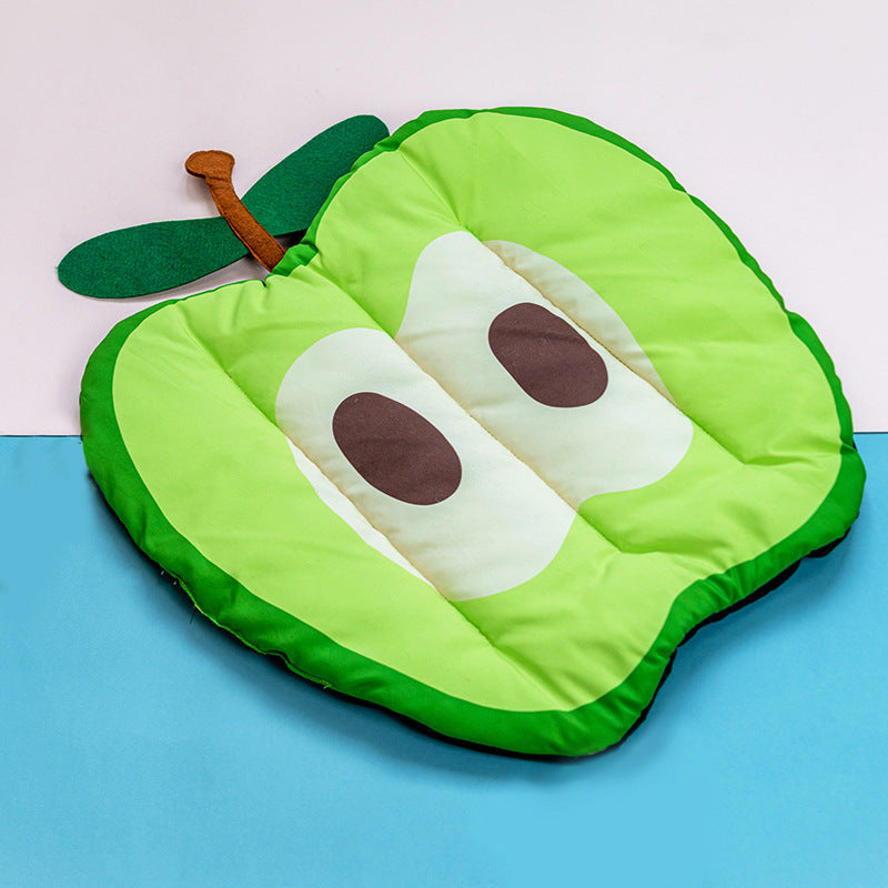Dog Cooling Mat Pet Beds Cat Rug Ice Silk Pet Self Cooling Pad Blanket Summer Washable Oxford Farbric Cooling Down Summer Fruit - Health and Wellness Innovations