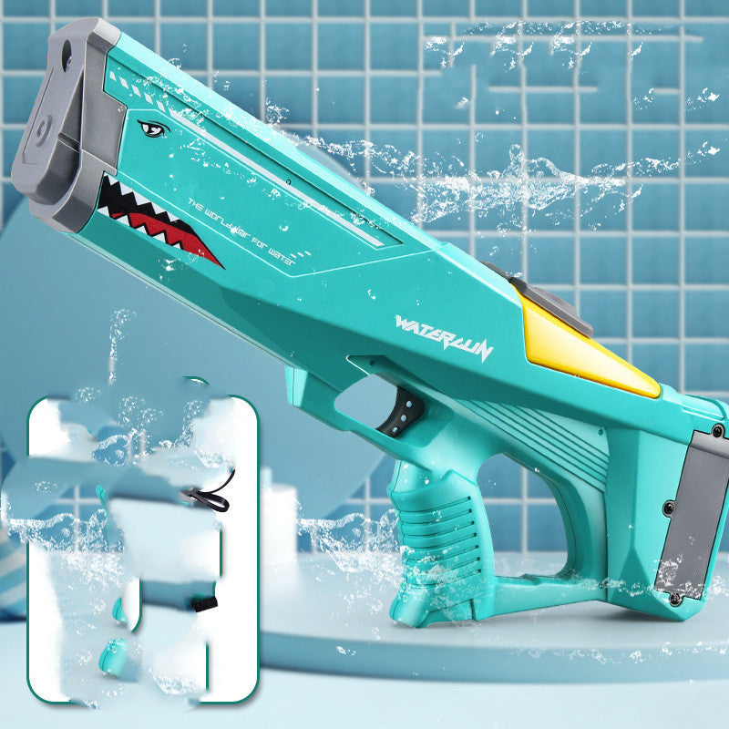 Automatic Electric Water Gun Toys Shark High Pressure Outdoor Summer Beach Toy Kids Water Fight Pool Party Water Toy - Health and Wellness Innovations