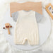Cartoon Bear Print Baby Short Sleeve Rompers - Health and Wellness Innovations