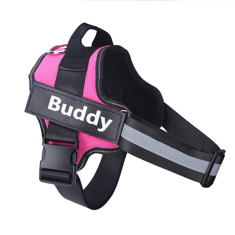 Personalized Dog Harness NO PULL Reflective Breathable Adjustable Pet Harness Vest For Small Large Dog Custom Patch Pet Supplies - Health and Wellness Innovations