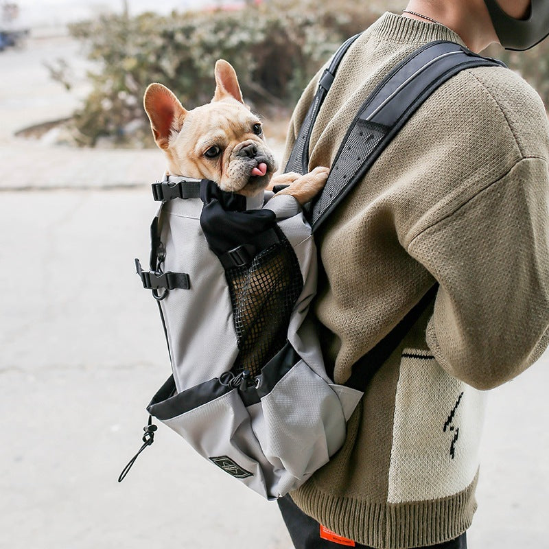 Pet Dog Carrier Bag Carrier For Dogs Backpack Out Double Shoulder Portable Travel Backpack Outdoor Dog Carrier Bag Travel - Health and Wellness Innovations