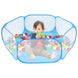 Baby Play Tent Toys Foldable Tent For Children's Ocean Balls Play Pool Outdoor House Crawling Game Pool for Kids Ball Pit Tent - Health and Wellness Innovations