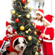 Dog Christmas Clothes Santa Claus Riding Deer - Health and Wellness Innovations