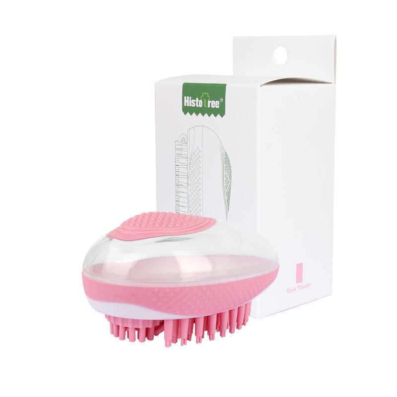 Dog Cat Bath Brush 2-in-1 Pet SPA Massage Comb Soft Silicone Pets Shower Hair Grooming Cmob Dog Cleaning Tool Pet Products - Health and Wellness Innovations