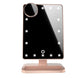 Touch Screen Makeup Mirror With 20 LED Light Bluetooth Music Speaker 10X Magnifying Mirrors Lights - Health and Wellness Innovations