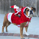 Dog Christmas Clothes Santa Claus Riding Deer - Health and Wellness Innovations