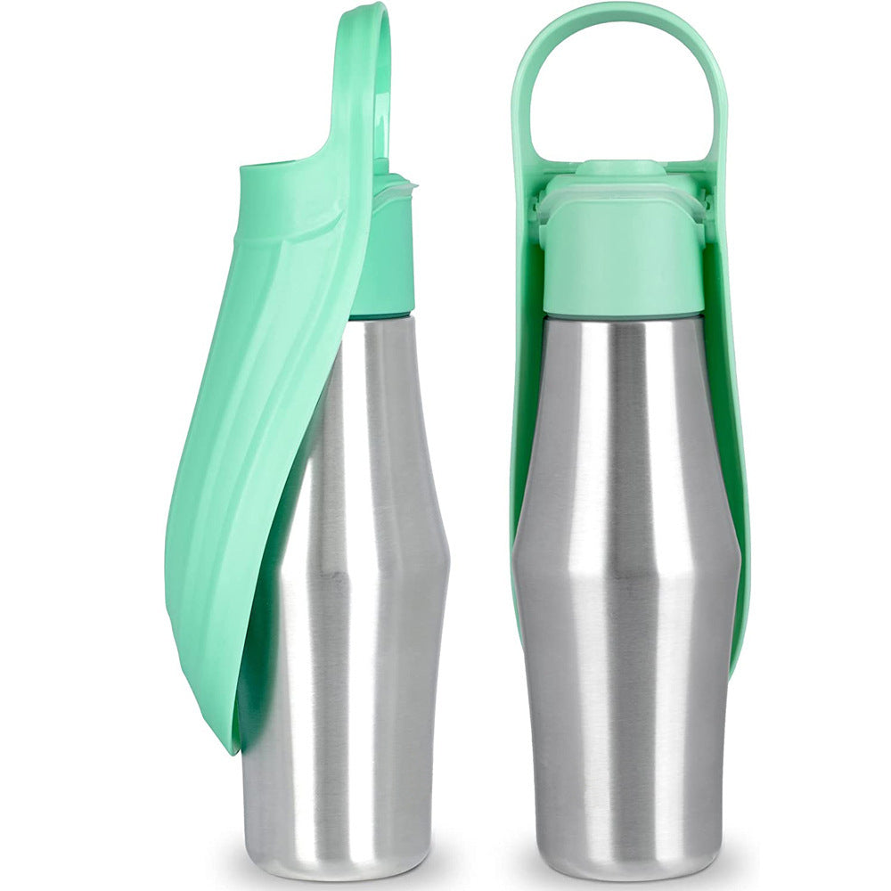 New Portable Pet Dog Water Bottle Soft Silicone Leaf Design For Dog Pets Outdoor Travel Drinking Bowls Water Dispenser - Health and Wellness Innovations