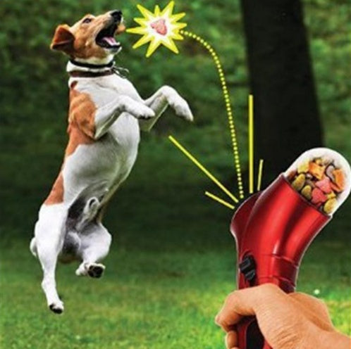 Pet Food Catapult Feeder Funny Dog Toy - Health and Wellness Innovations