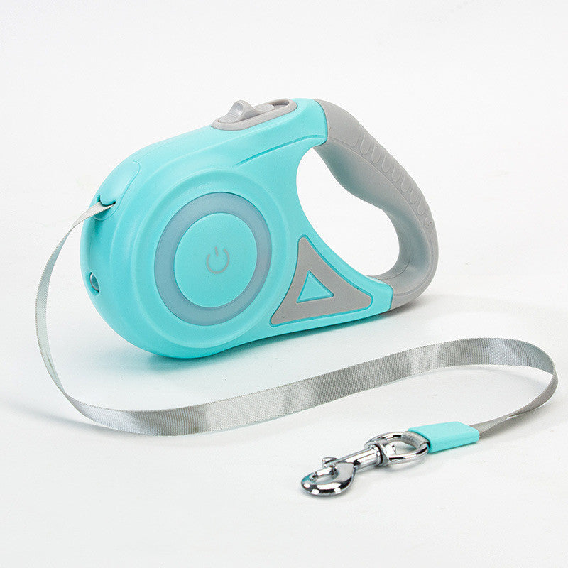 Dog Leash Retractable Leash And Dog Collar Spotlight Automatic Pet Dog Cat Traction Rope For Small Medium Dogs Pet Product - Health and Wellness Innovations