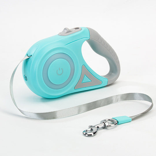 Dog Leash Retractable Leash And Dog Collar Spotlight Automatic Pet Dog Cat Traction Rope For Small Medium Dogs Pet Product - Health and Wellness Innovations