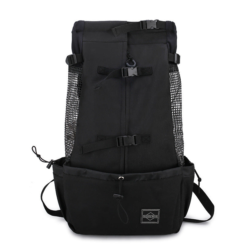 Pet Dog Carrier Bag Carrier For Dogs Backpack Out Double Shoulder Portable Travel Backpack Outdoor Dog Carrier Bag Travel - Health and Wellness Innovations