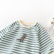 Male And Female Baby Cartoon Striped Dinosaur Embroidery Long-Sleeved Jumpsuit - Health and Wellness Innovations