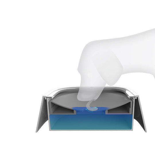 1.5L Cat Dog Water Bowl Carried Floating Bowl Anti-Overflow Slow Water Feeder Dispenser Pet Fountain ABS&PP Dog Supplies - Health and Wellness Innovations
