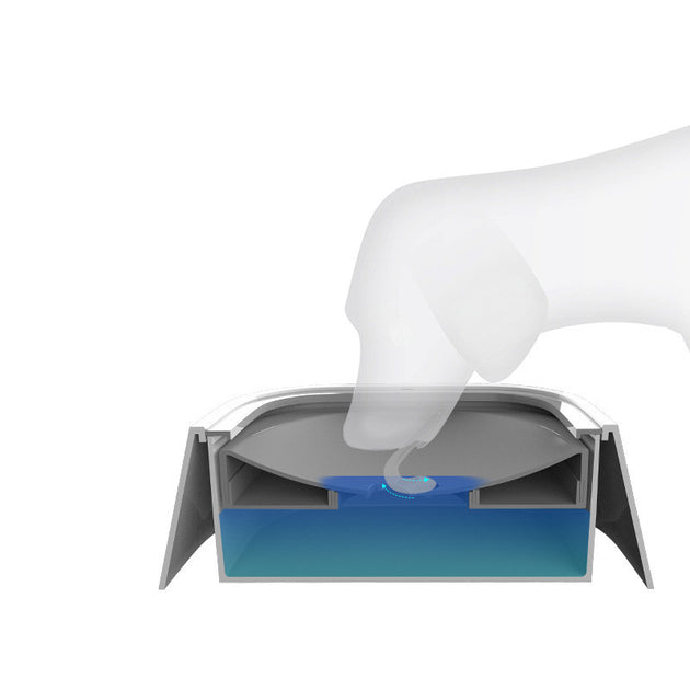 1.5L Cat Dog Water Bowl Carried Floating Bowl Anti-Overflow Slow Water Feeder Dispenser Pet Fountain ABS&PP Dog Supplies - Health and Wellness Innovations