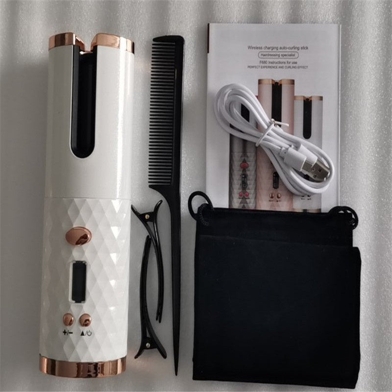 Curling Iron USB Wireless Multifunctional Charging Curler - Health and Wellness Innovations