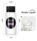 Nail Powder Acrylic System Kit Professional Nail Art Tool Set Contain Glass Cup Acrylic Liquid Extention Carving Manicure - Health and Wellness Innovations