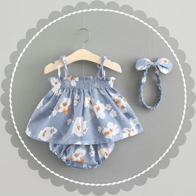 Baby New Summer Korean Princess Dress Baby Skirt Girl Dress Suit - Health and Wellness Innovations