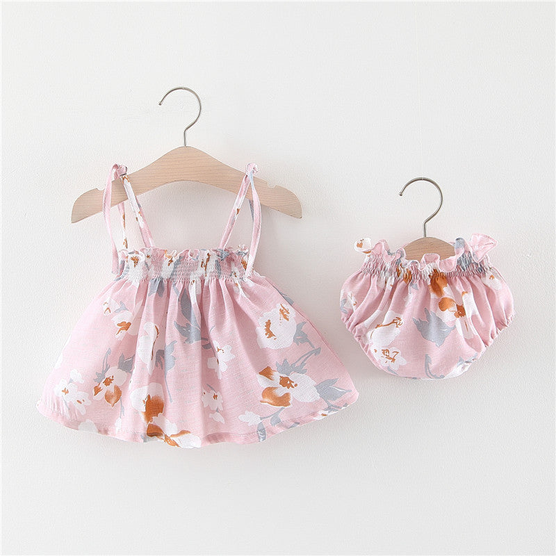 Baby New Summer Korean Princess Dress Baby Skirt Girl Dress Suit - Health and Wellness Innovations