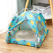 Cat Tent Cat Cat House Enclosed Pet Bed - Health and Wellness Innovations