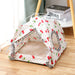 Cat Tent Cat Cat House Enclosed Pet Bed - Health and Wellness Innovations