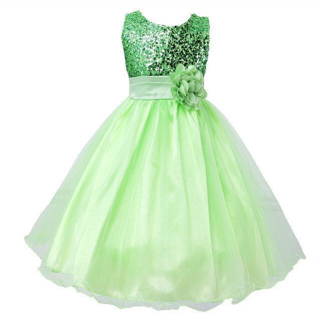 Baby Sequin Dress Flower Girl Wedding Princess Dress - Health and Wellness Innovations
