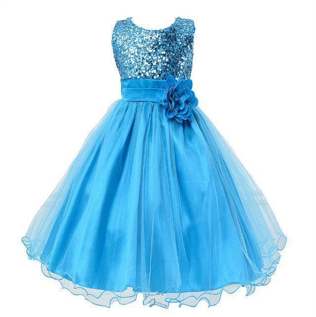 Baby Sequin Dress Flower Girl Wedding Princess Dress - Health and Wellness Innovations