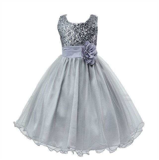 Baby Sequin Dress Flower Girl Wedding Princess Dress - Health and Wellness Innovations