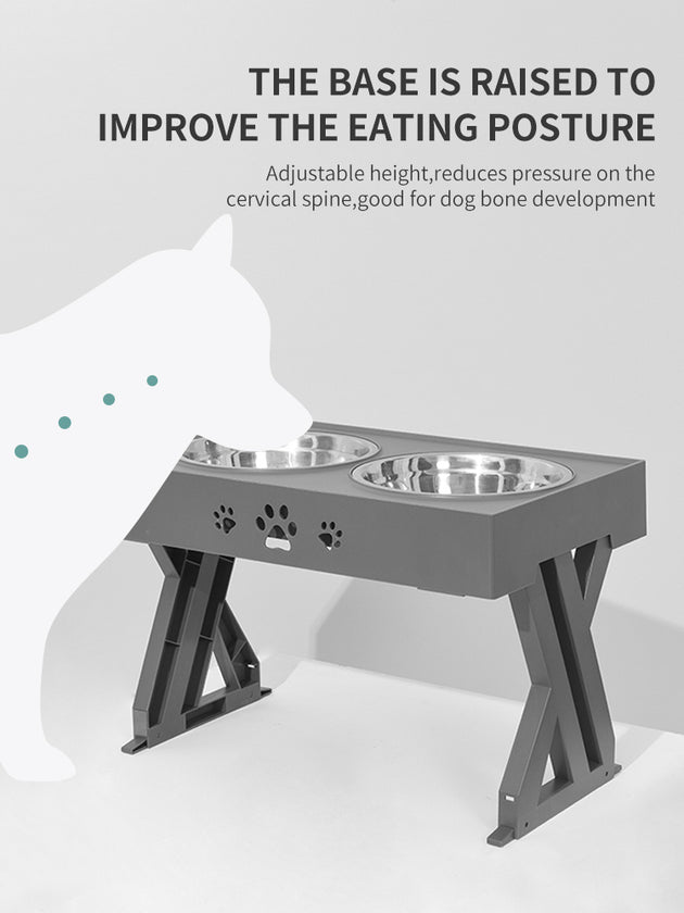 Pet Bowl Dog Bowl Pet Feeder Stainless Steel Bowl Folding Bowl - Health and Wellness Innovations