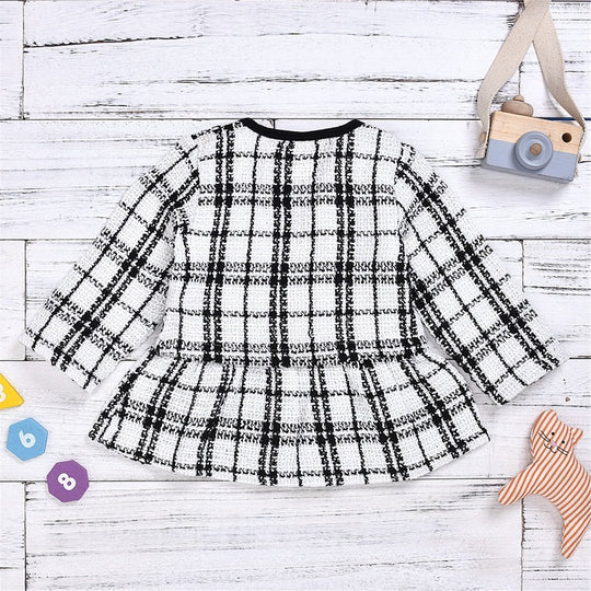 Long-sleeved Dresses Two-piece Children's Baby Small Incense Wind Suit - Health and Wellness Innovations