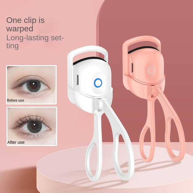 Eyelash Curler Portable Electric Heated Comb Eye Lash Long Lasting Eyelashes Curls Thermal Eyelash Curler Makeup Tools Heated Eyelash Curlers,Rechargeable Electric Eyelash Curler,Handheld Eyelash Heat - Health and Wellness Innovations