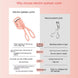 Eyelash Curler Portable Electric Heated Comb Eye Lash Long Lasting Eyelashes Curls Thermal Eyelash Curler Makeup Tools Heated Eyelash Curlers,Rechargeable Electric Eyelash Curler,Handheld Eyelash Heat - Health and Wellness Innovations