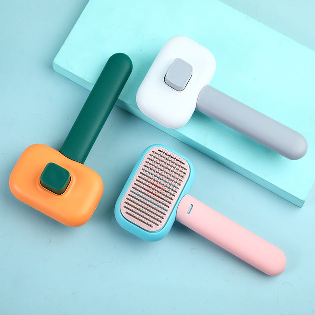 New Pet Cat Dog Hair Brush Hair Massage Comb Open-Knot Brush Grooming Cleaning Tool Stainless Steel Comb - Health and Wellness Innovations