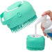 Pet Dog Shampoo Massager Brush Cat Massage Comb Grooming Scrubber Shower Brush For Bathing Short Hair Soft Silicone Brushes - Health and Wellness Innovations