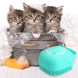 Pet Dog Shampoo Massager Brush Cat Massage Comb Grooming Scrubber Shower Brush For Bathing Short Hair Soft Silicone Brushes - Health and Wellness Innovations