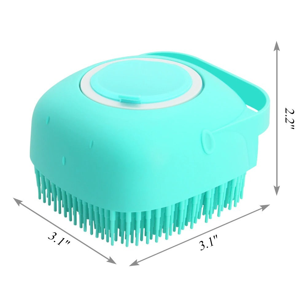 Pet Dog Shampoo Massager Brush Cat Massage Comb Grooming Scrubber Shower Brush For Bathing Short Hair Soft Silicone Brushes - Health and Wellness Innovations