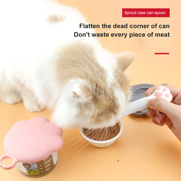 Multifunction Pet Canned Spoon Jar Opener Puppy Feeding Mixing Wet Dry Scoop Cat Dog Accessories Feeder Shovel Pets Tableware Multifunction Pet Canned Spoon Jar Opener Puppy - Health and Wellness Innovations