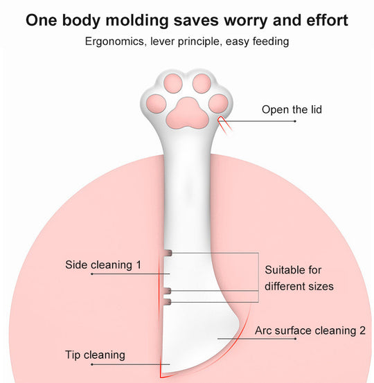 Multifunction Pet Canned Spoon Jar Opener Puppy Feeding Mixing Wet Dry Scoop Cat Dog Accessories Feeder Shovel Pets Tableware Multifunction Pet Canned Spoon Jar Opener Puppy - Health and Wellness Innovations