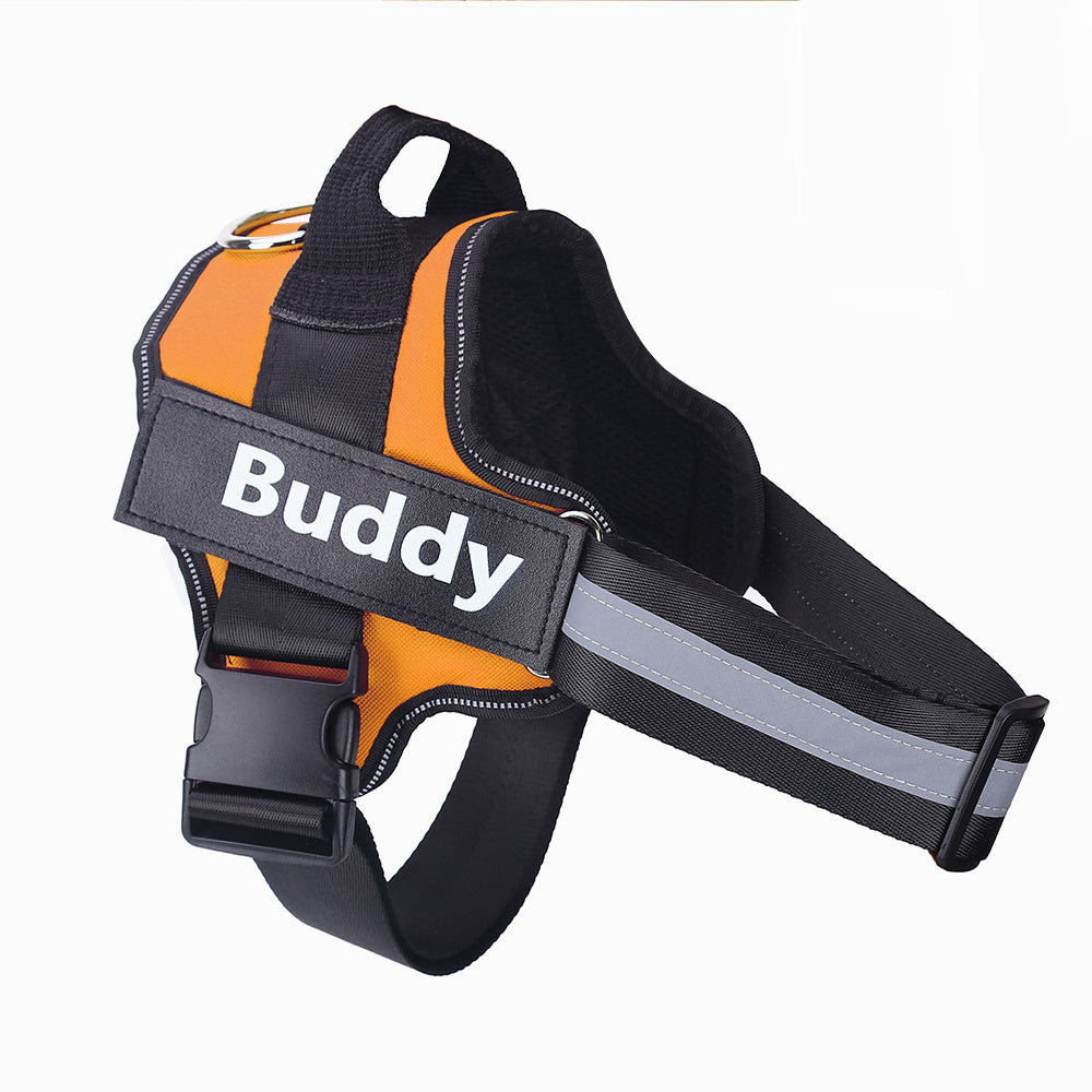 Personalized Dog Harness NO PULL Reflective Breathable Adjustable Pet Harness Vest For Small Large Dog Custom Patch Pet Supplies - Health and Wellness Innovations