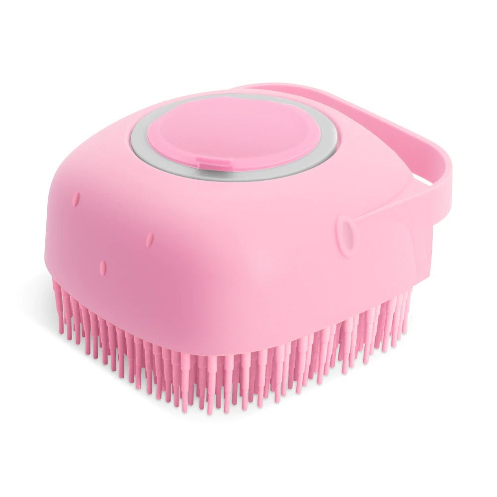 Pet Dog Shampoo Massager Brush Cat Massage Comb Grooming Scrubber Shower Brush For Bathing Short Hair Soft Silicone Brushes - Health and Wellness Innovations