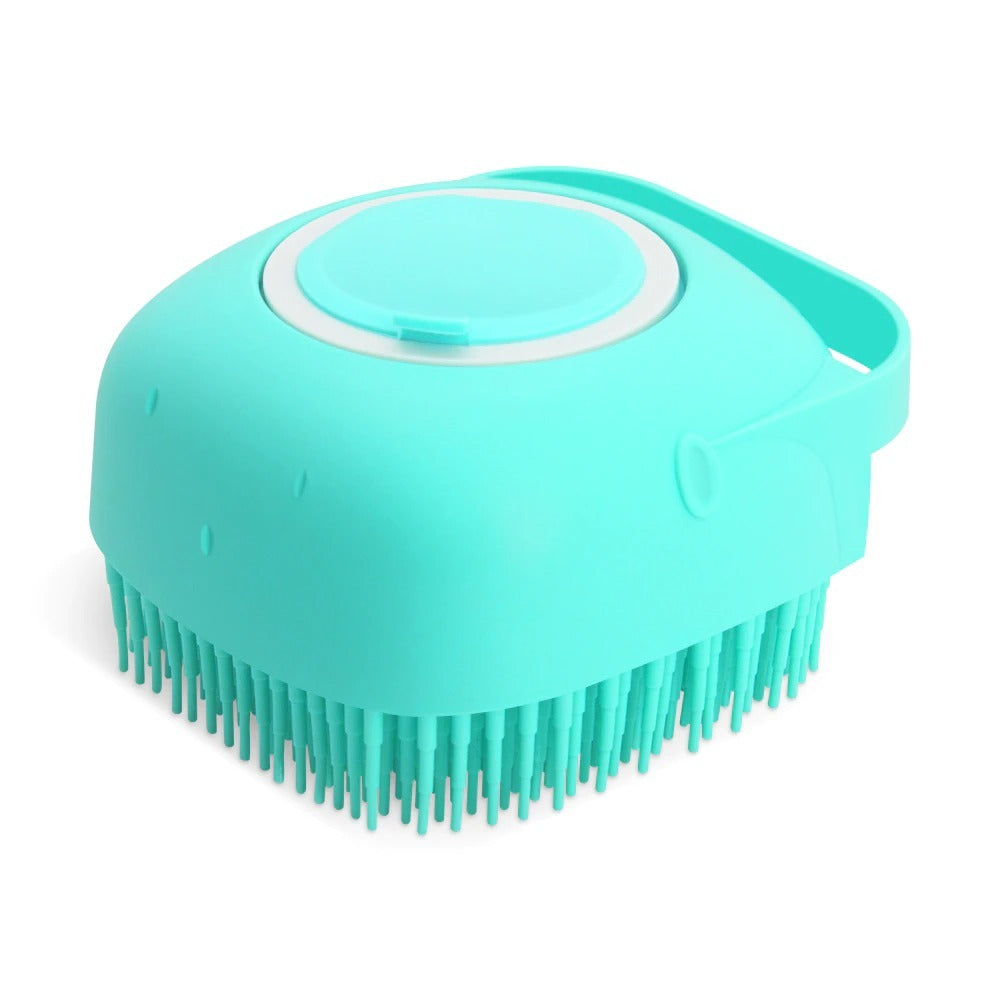 Pet Dog Shampoo Massager Brush Cat Massage Comb Grooming Scrubber Shower Brush For Bathing Short Hair Soft Silicone Brushes - Health and Wellness Innovations