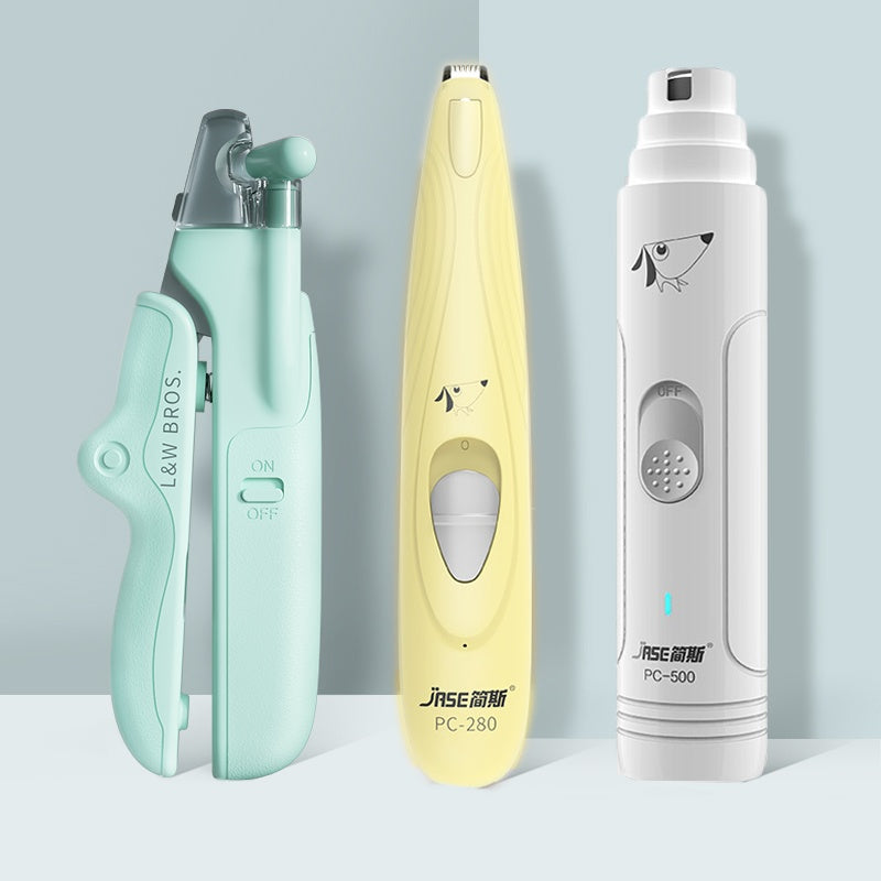 Pet Nail Clippers With LED Light Dogs Cat Nail Scissors Professional Trimmer Tool Care Grooming Supplies - Health and Wellness Innovations