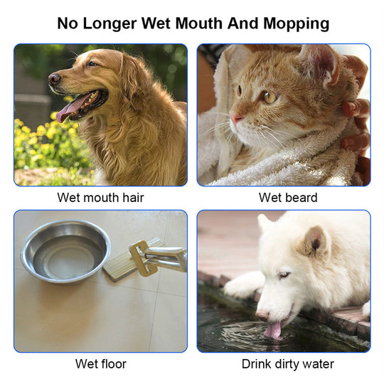 1.5L Cat Dog Water Bowl Carried Floating Bowl Anti-Overflow Slow Water Feeder Dispenser Pet Fountain ABS&PP Dog Supplies - Health and Wellness Innovations