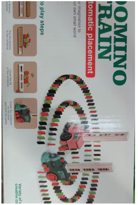 Domino Train Toys Baby Toys Car Puzzle Automatic Release Licensing Electric Building Blocks Train Toy - Health and Wellness Innovations