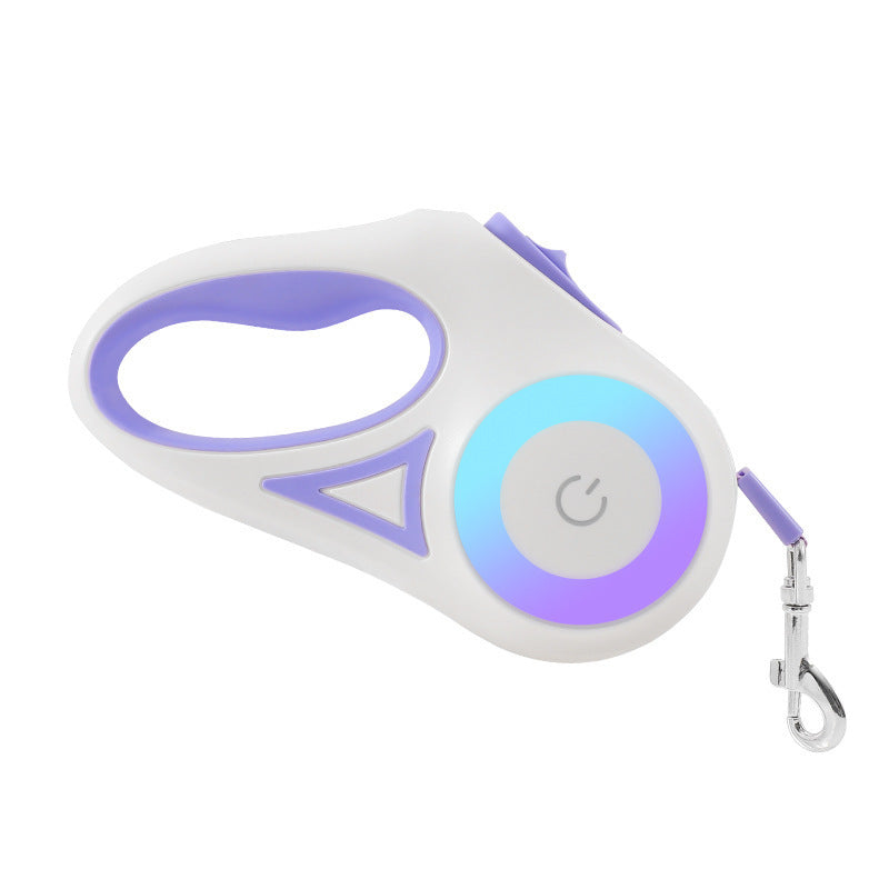 Dog Leash Retractable Leash And Dog Collar Spotlight Automatic Pet Dog Cat Traction Rope For Small Medium Dogs Pet Product - Health and Wellness Innovations