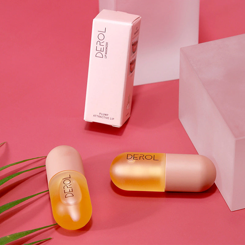 Day Night Instant Volume Lip Plumper Oil Clear Lasting Nourishing Repairing Reduce Lip Fine Line Care Lip Beauty Cosmetic - Health and Wellness Innovations